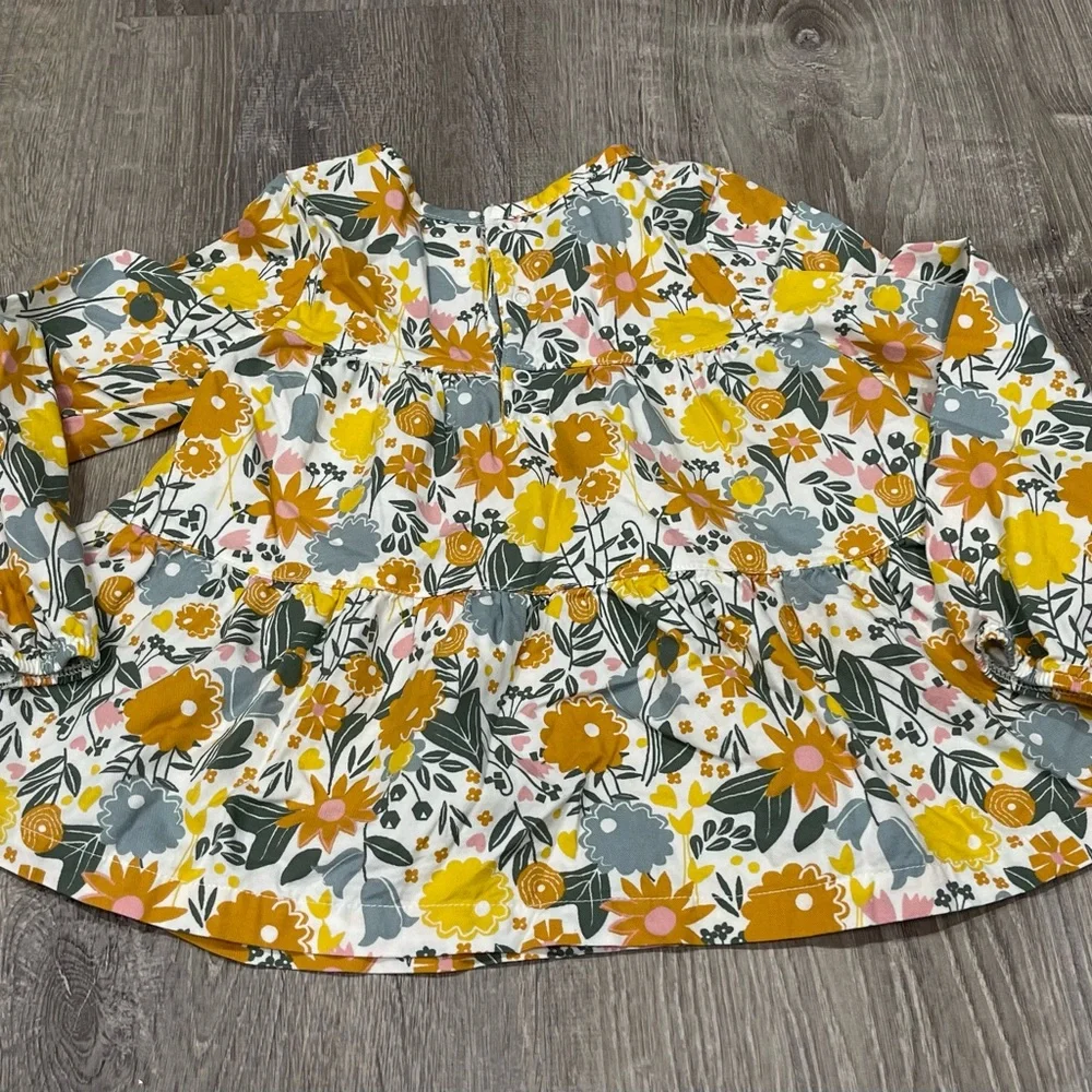 Carter’s Girls Floral Blouse Shirt 5t J26
